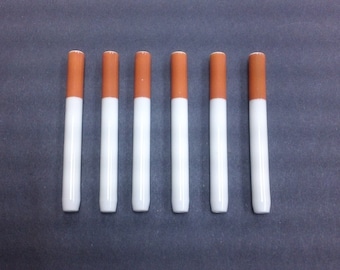 One Hitter 3" Quartz Ceramic Cigarette Dugout Bat