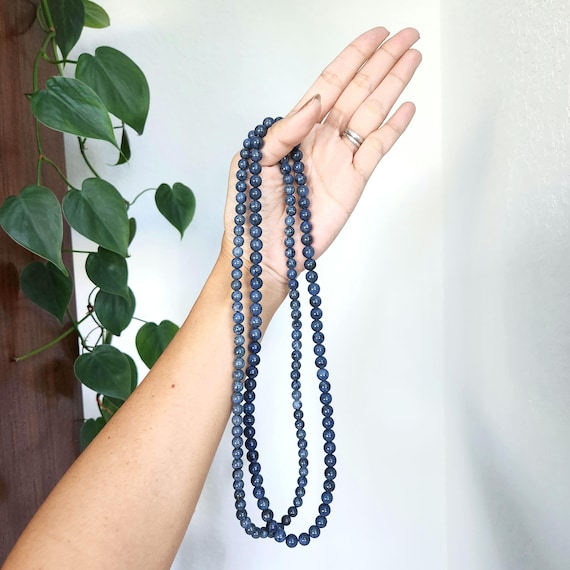 天然】ブルールチル デュモルチエライト ブレスレット 8.8mm トップ