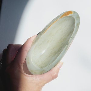 Ocean Jasper Bowl • 7&quot; Crystal Gemstone Bowl - Ocean Jasper Trinket bowl -OJ crystal Bowl-crystal gift,alter crystal,crystal home decoration