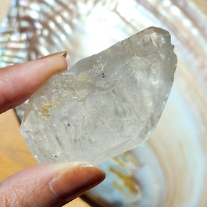 Quartz Enhydro Crystal • Clear Quartz enhydro with big moving water bubble Enhydro Crystal • Rare Unique Enhydro gift home decoration
