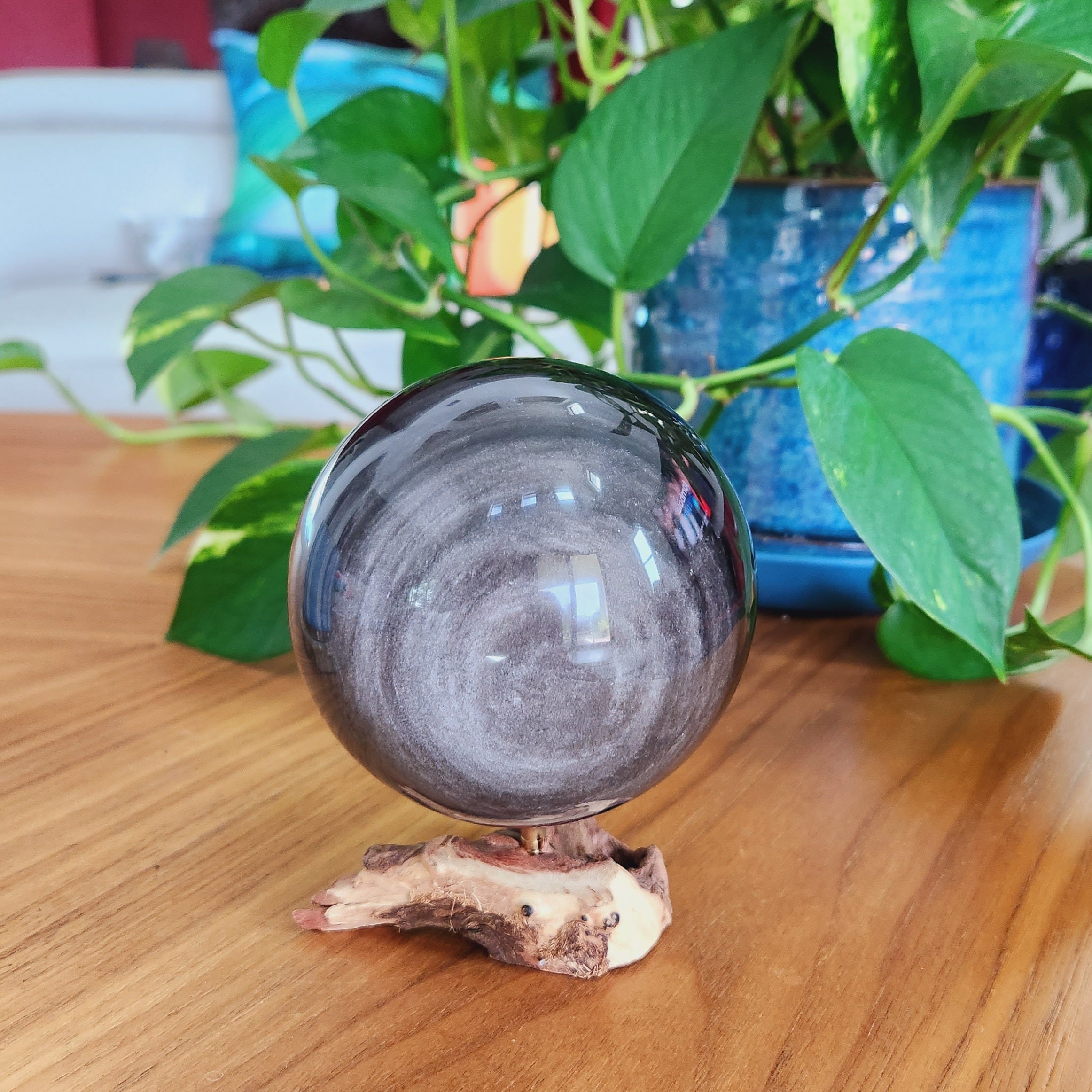 Silver Sheen Obsidian - Etsy