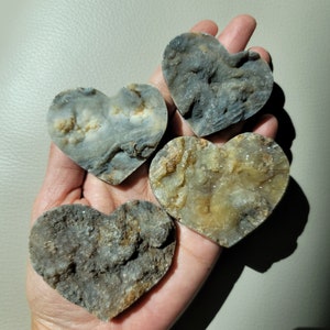 Sphalerite Hearts • Druzy Sparkling Sphalerite heart• Natural Healing Stone hearts • Choose yours