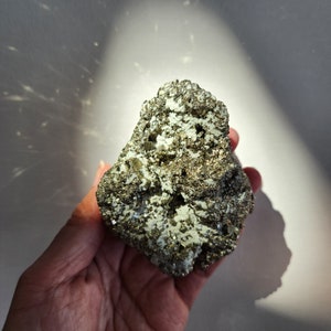 Pyrite Cluster • Raw Pyrite Mineral Specimen •  Manifestation Crystal Pyrite - Stone of Prosperity and success • Pyrite Crystal Gift