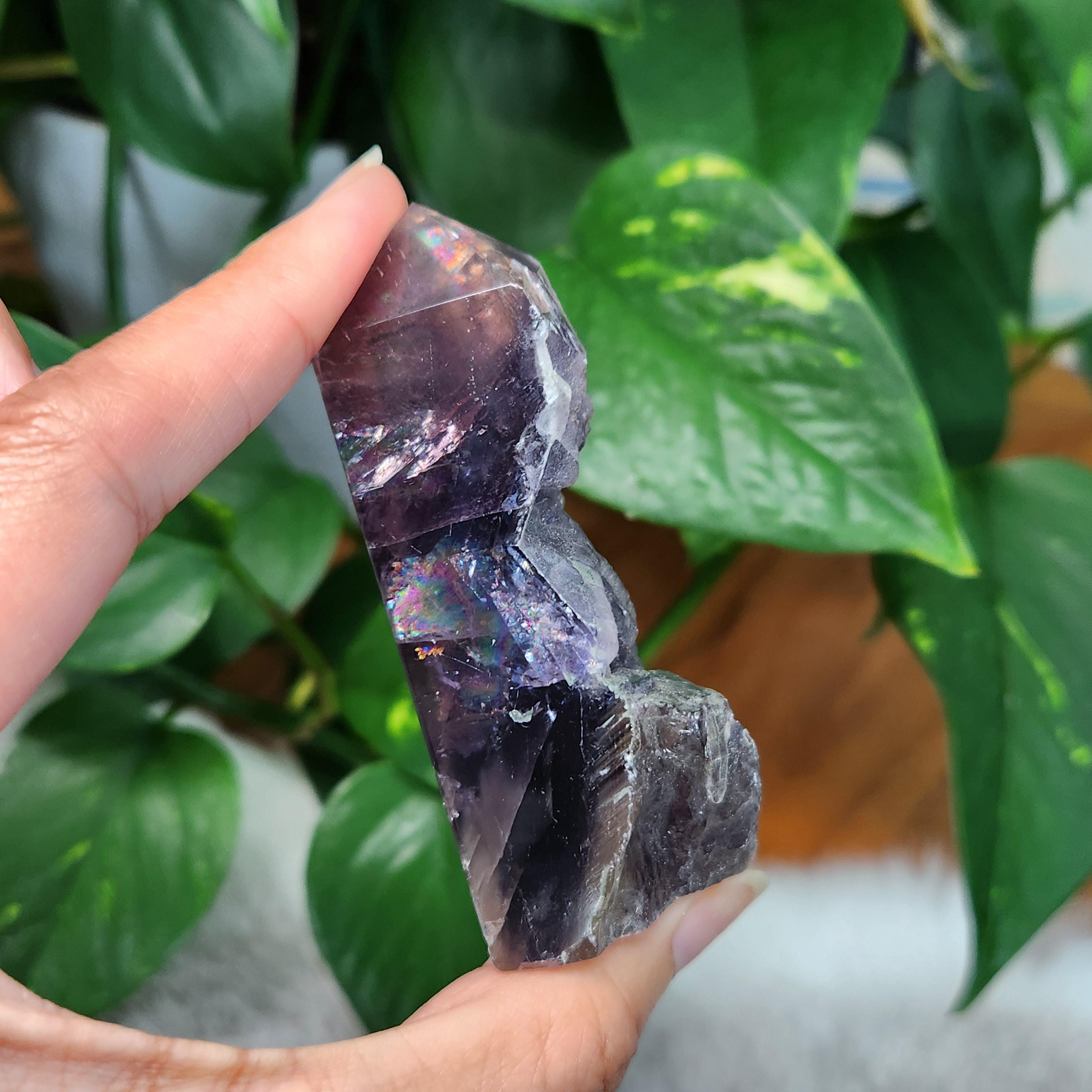 Black Rose Fluorite Point - 3