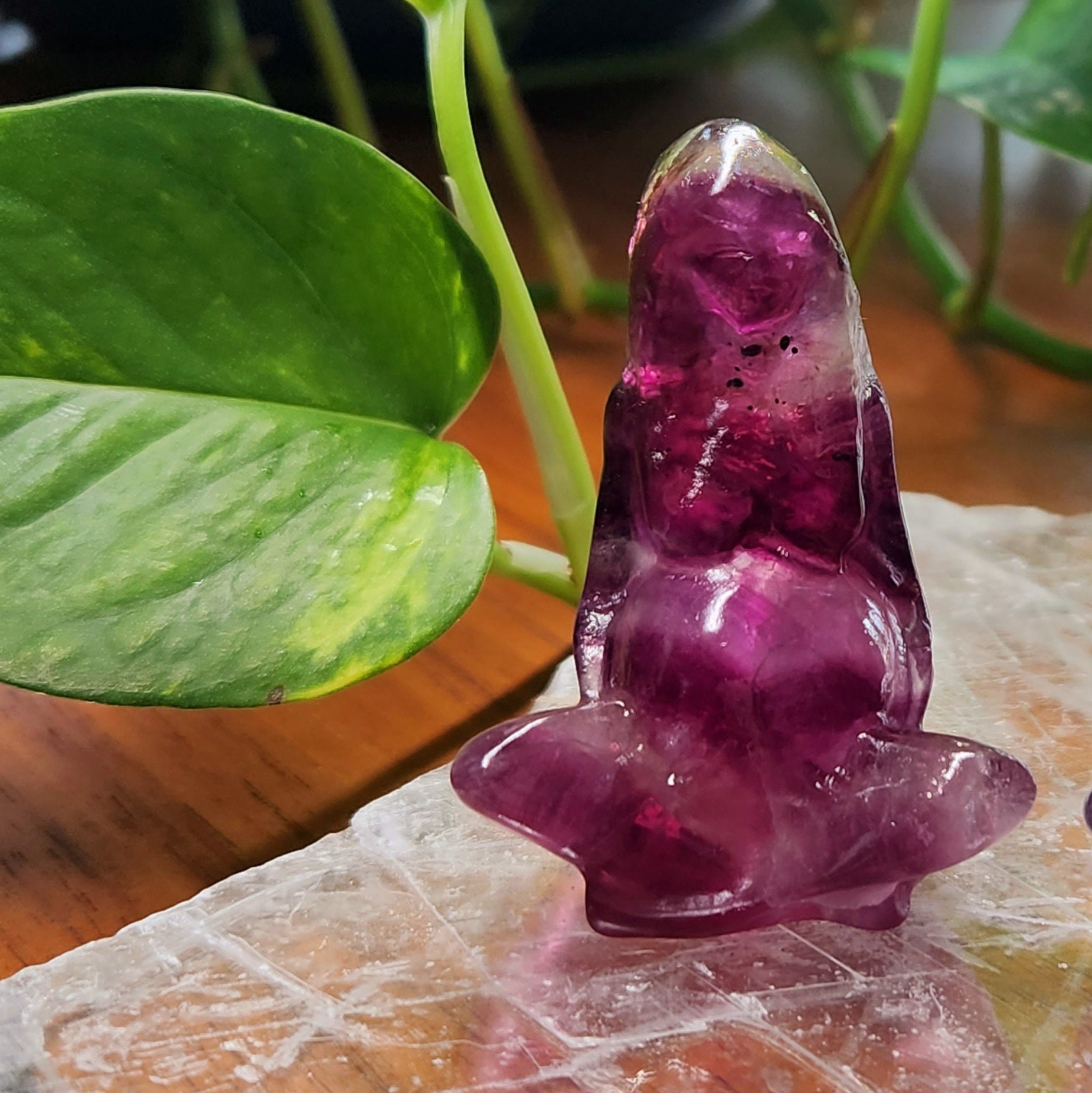 Earth Crysta Fluorite Mother Earth Gaia Crystal โข 2.1