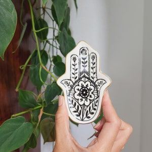Ceramic Hamsa Hand - Etsy