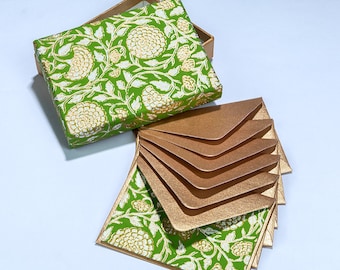 Thank You Cards | Luxury Note Cards | Set of 6 Cards in A Box | Jaipur