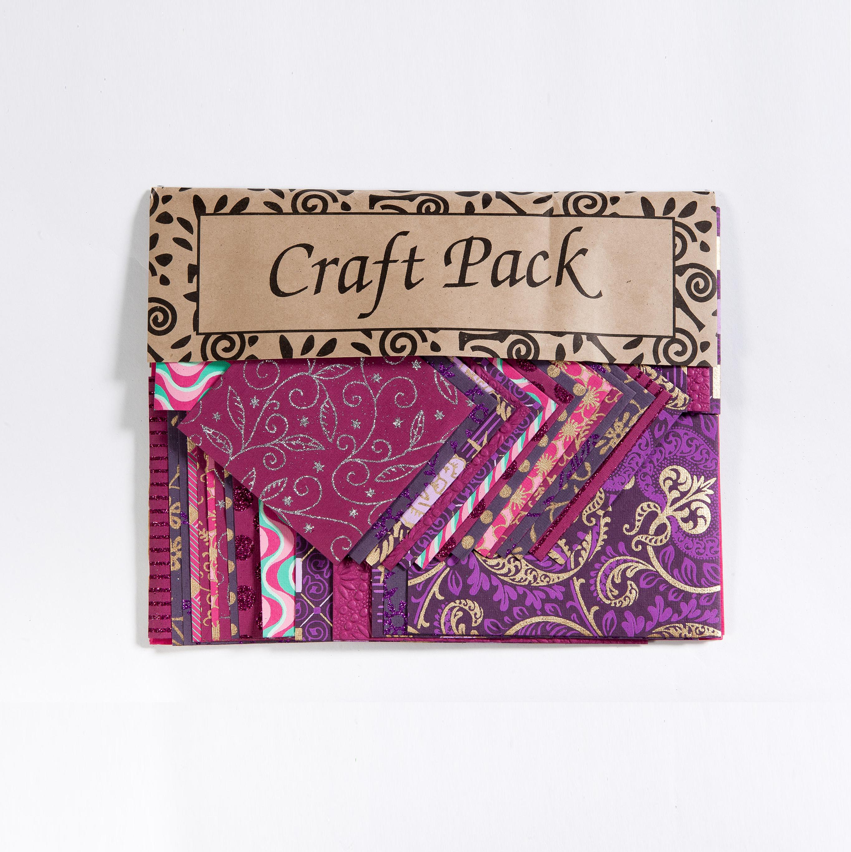 Handmade Paper Craft Pack – 45-piece Decorative Paper Set - Etsy UK