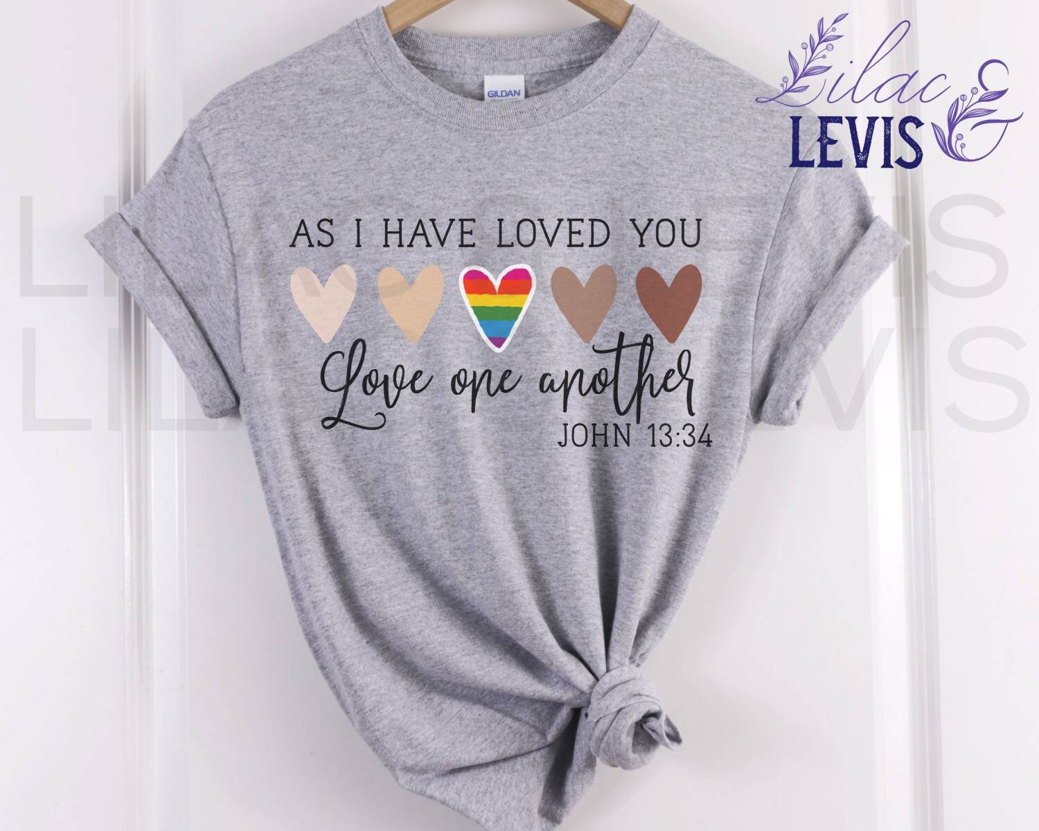 as i have loved you love one another shirt