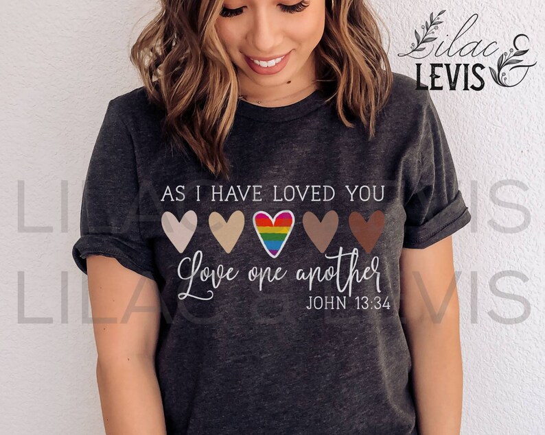 as i have loved you love one another shirt