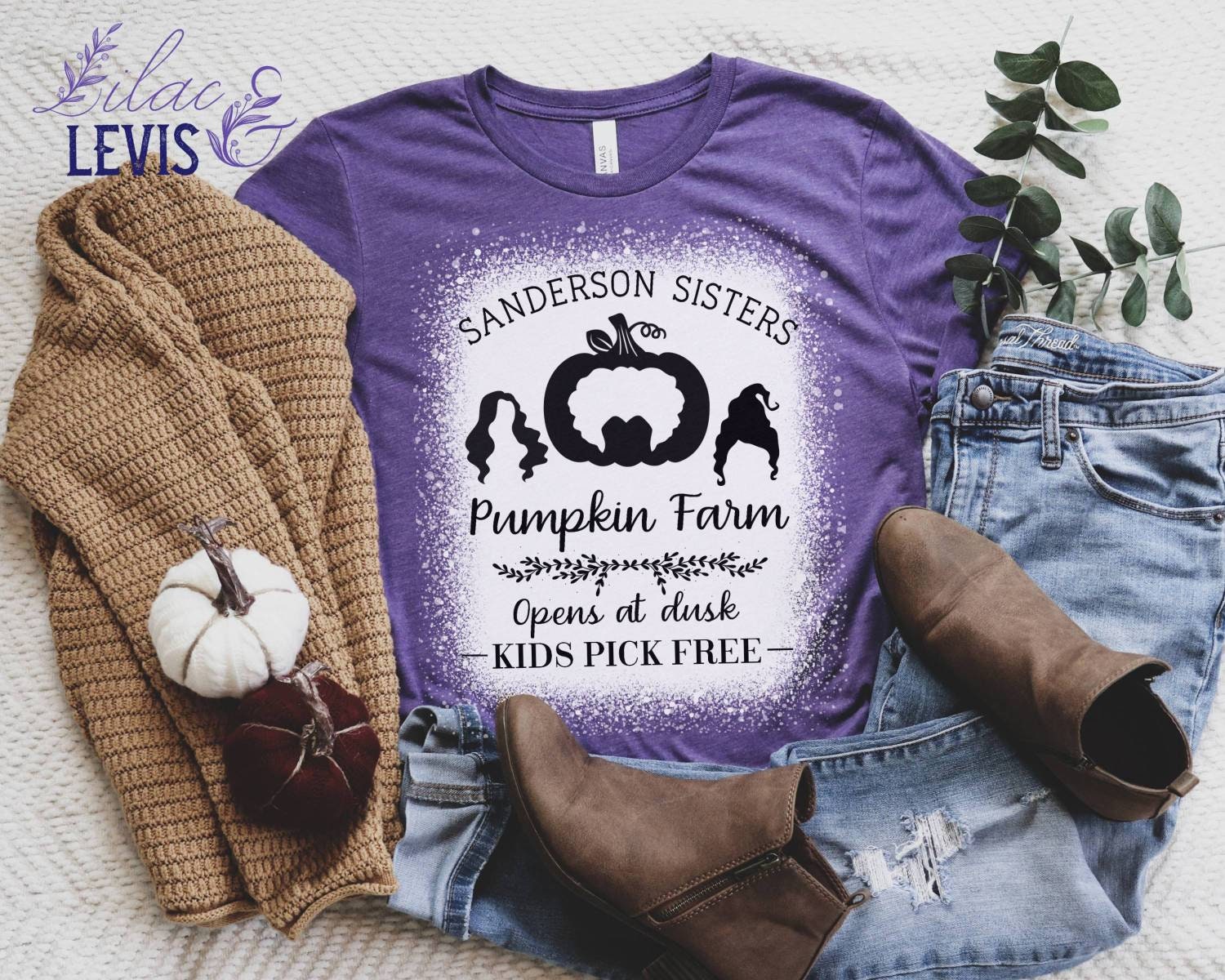 Sanderson Sisters Shirt Sanderson Pumpkin Farm Sanderson Bed Etsy