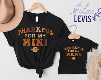 Thanksgiving shirts for mom and son Clearance