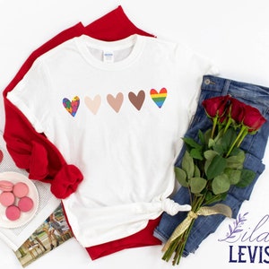 Valentine's Day Shirt - Women's Valentine's Tee - Heart Love Tee - Valentines Tees - Valentine's Shirts - Womens Shirts