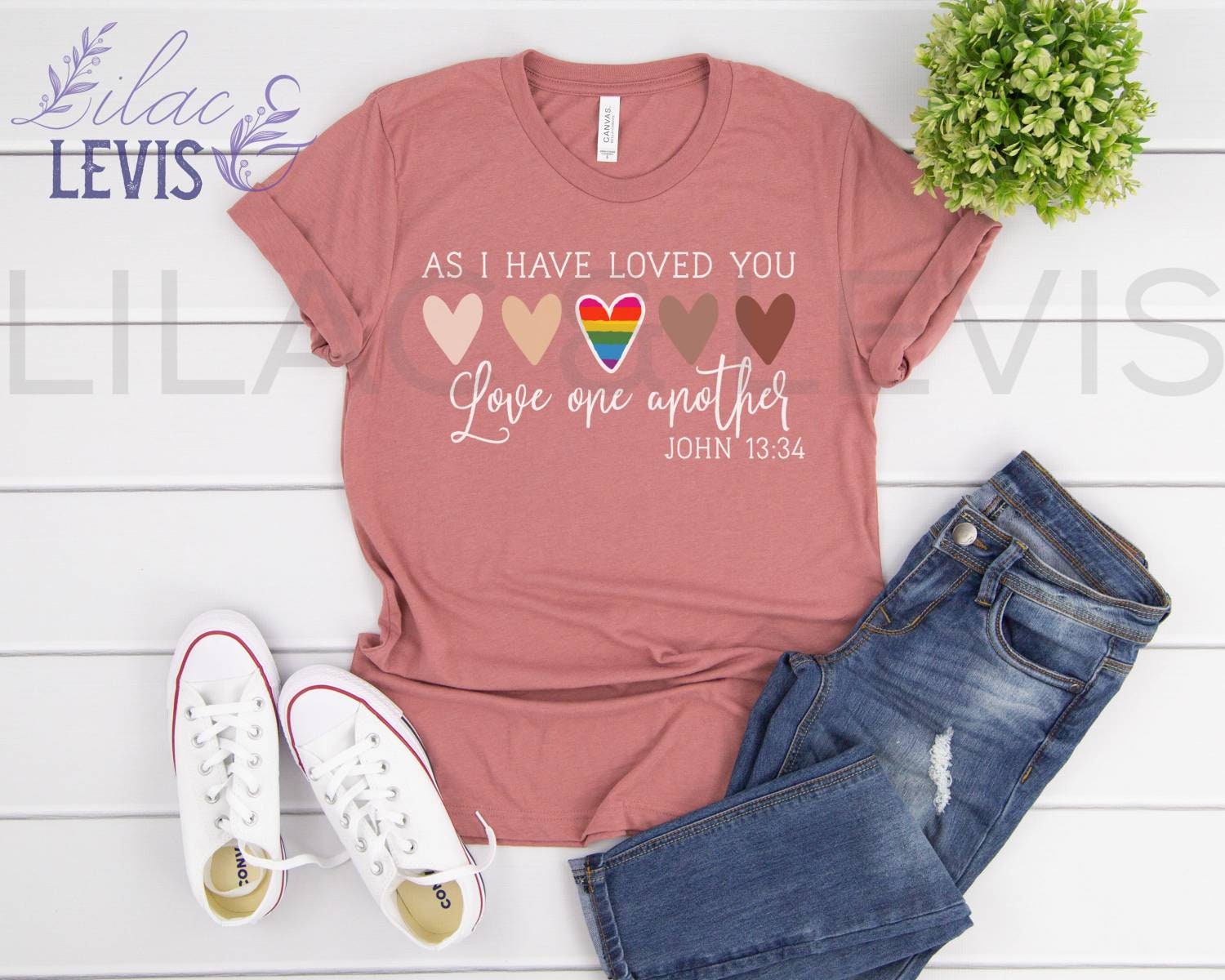 as i have loved you love one another shirt
