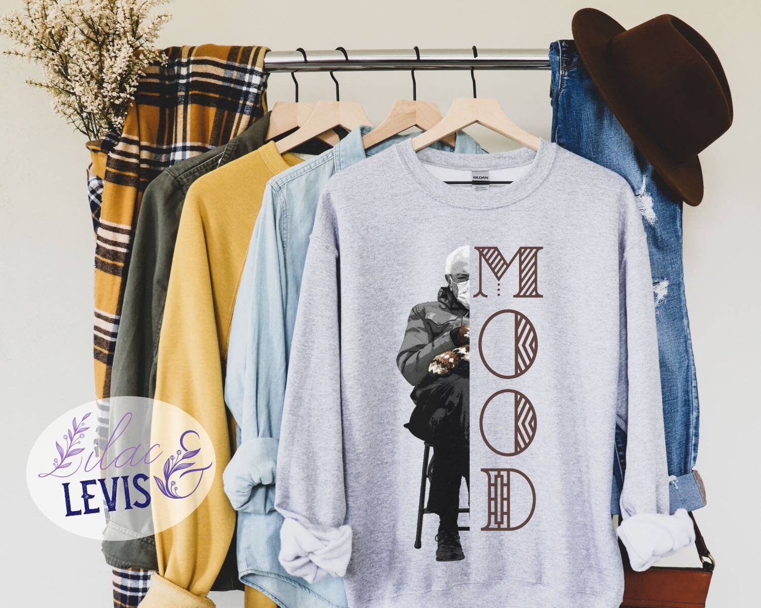 Funny Fall Sweatshirt Bernie Sanders 