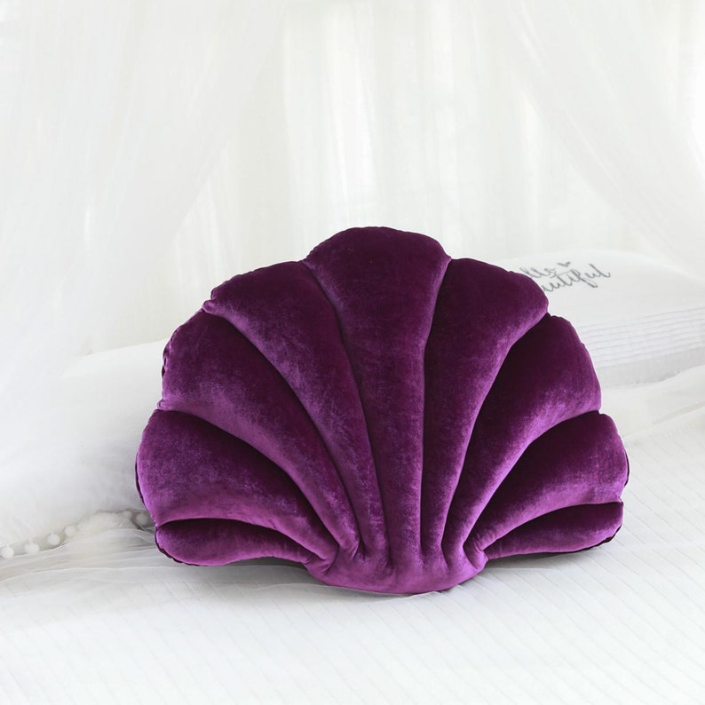 Seashell pillow shell cushion decorative pillow home decor Etsy
