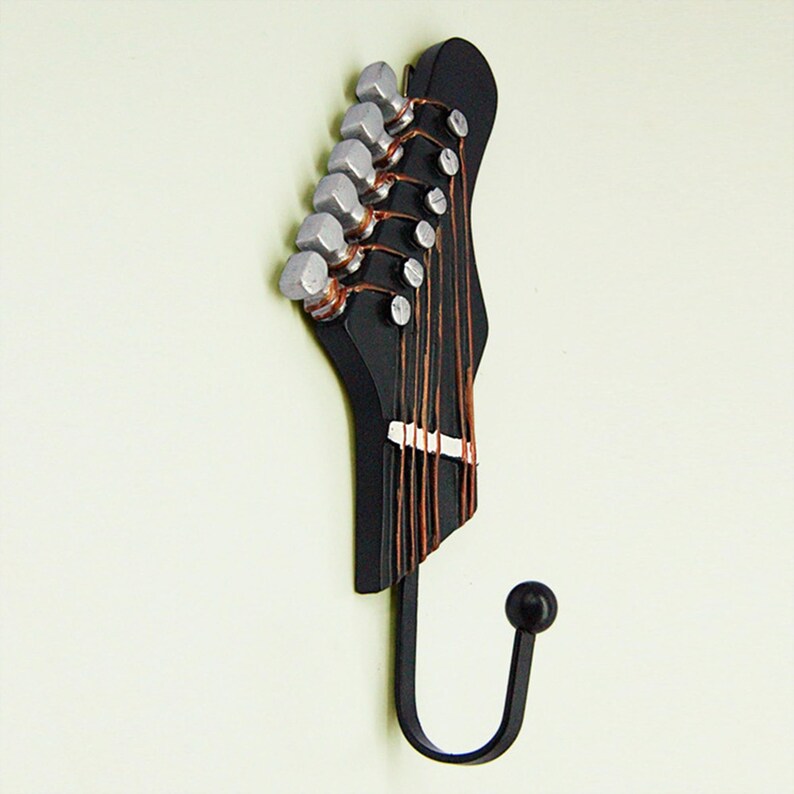 Set of 3 wall hooks for hanging / guitar hanger / guitar wall Etsy