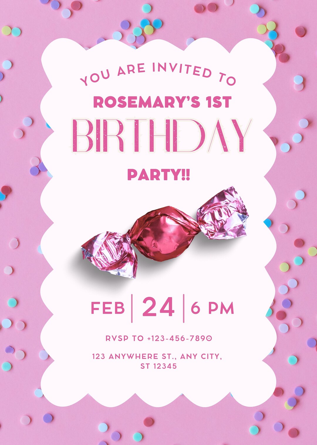 Customizable Invitation Templates for A Birthday – Easy, Elegant, and ...