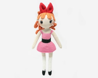 Blossom Powerpuff Girls Amigurumi Crochet Pattern
