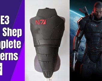 Mass Effect 3 Male Commander Shepard Armor Patterns