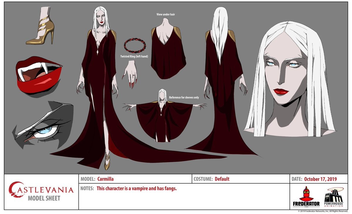 Netflix Castlevania Season 4 Carmilla Cosplay Costume