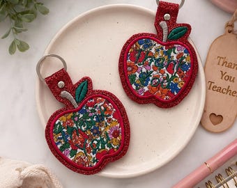 Liberty of London Thank You Keyring, Teacher Gift, Thank You Gift, Teacher Keyring