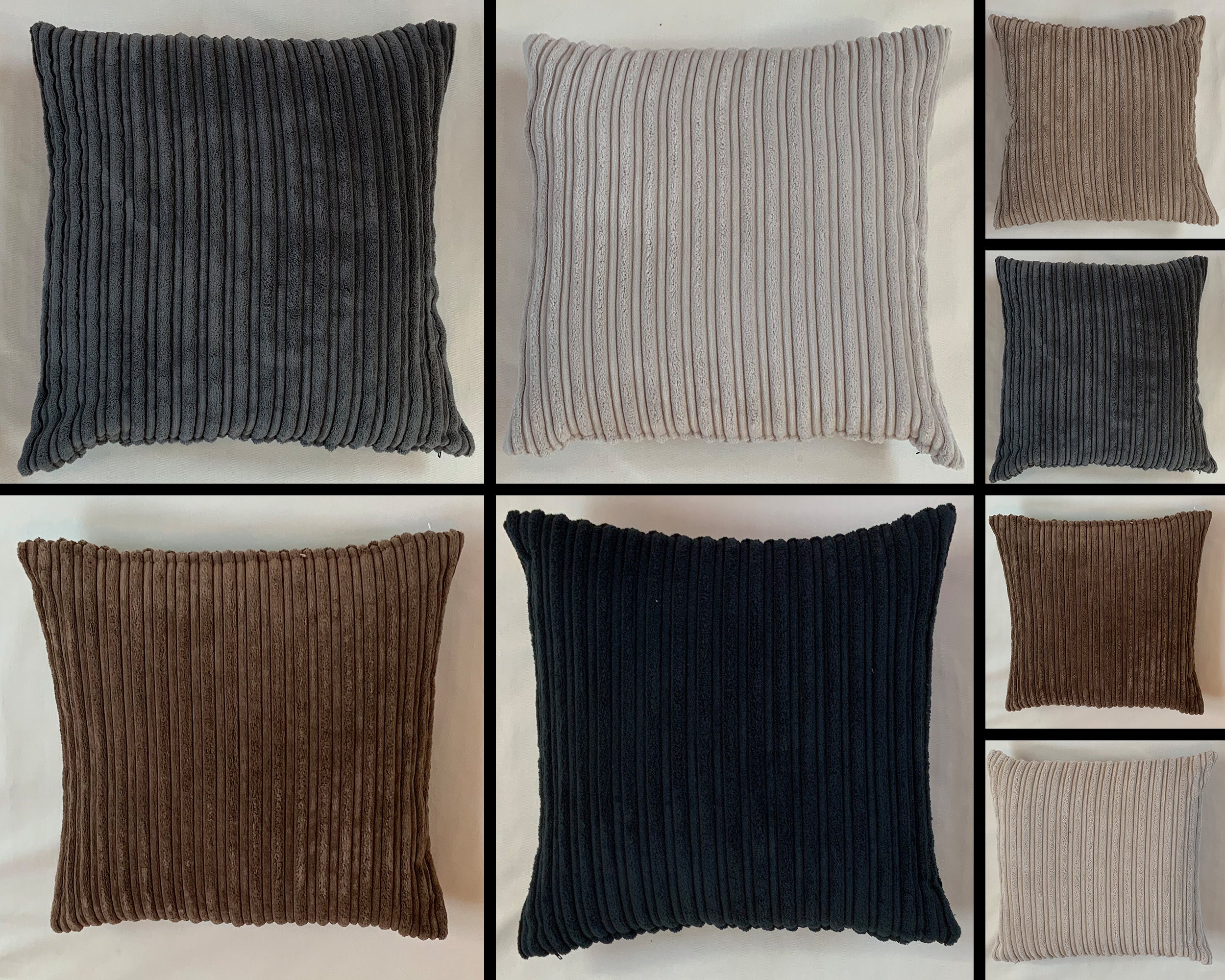 Handmade Jumbo Cord Cushion Cover Etsy UK