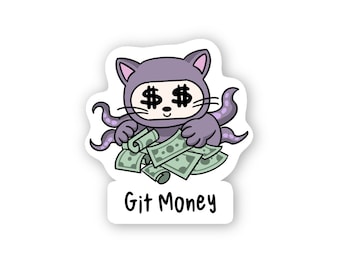 Git Money | Tech Pun Software Stickers