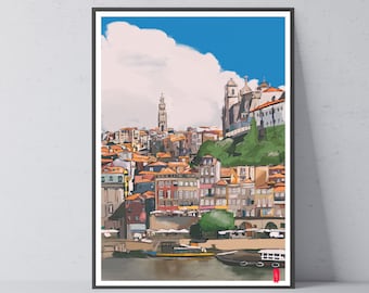 Henry Rivers Wall Editions Art-Poster Visit Lisbon