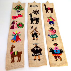 Vintage Peruvian Tapestry - Etsy