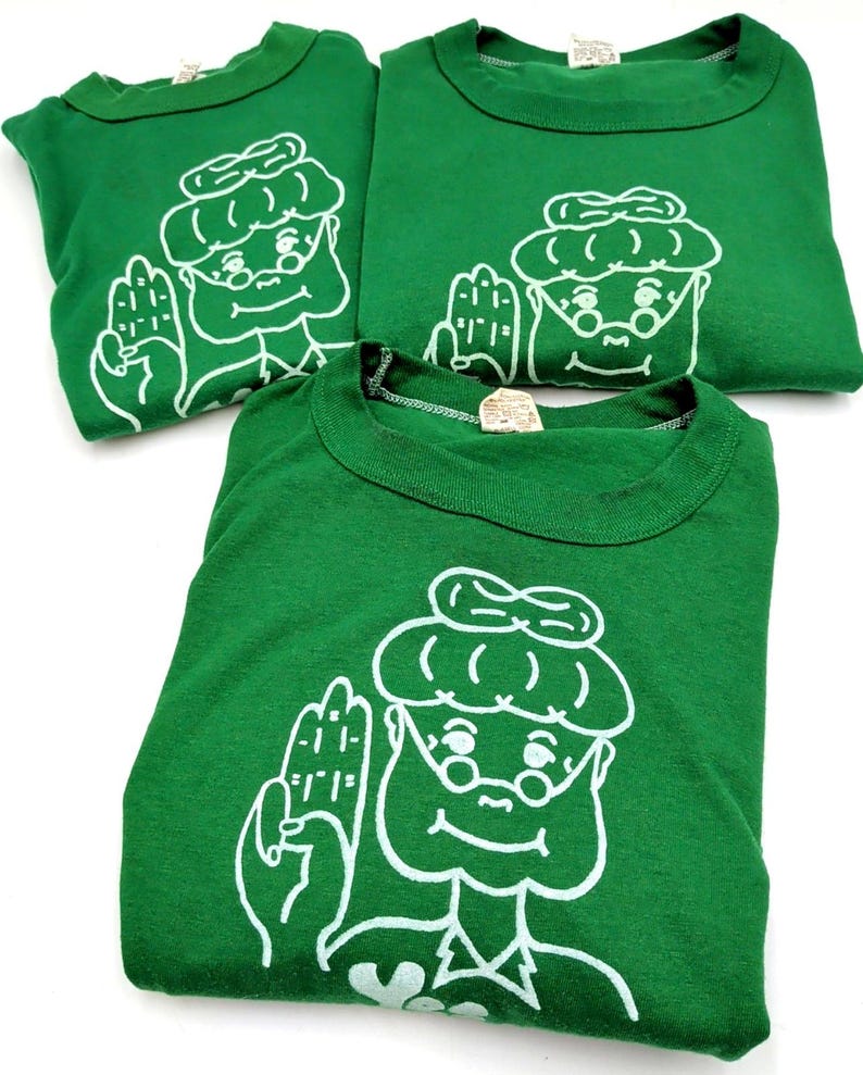 3-VTG Adult 70s Green Girl Scouts T-Shirts S, M, L "Yes I'm Still a Girl Scout" image 2
