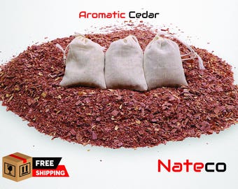 Aromatic Cedar Chips Aromatic Sachet Bags - Pack of 10