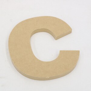 6 Wooden MDF Letters DIY Unfinished Arial Font 3 24 Inch Tall - Etsy