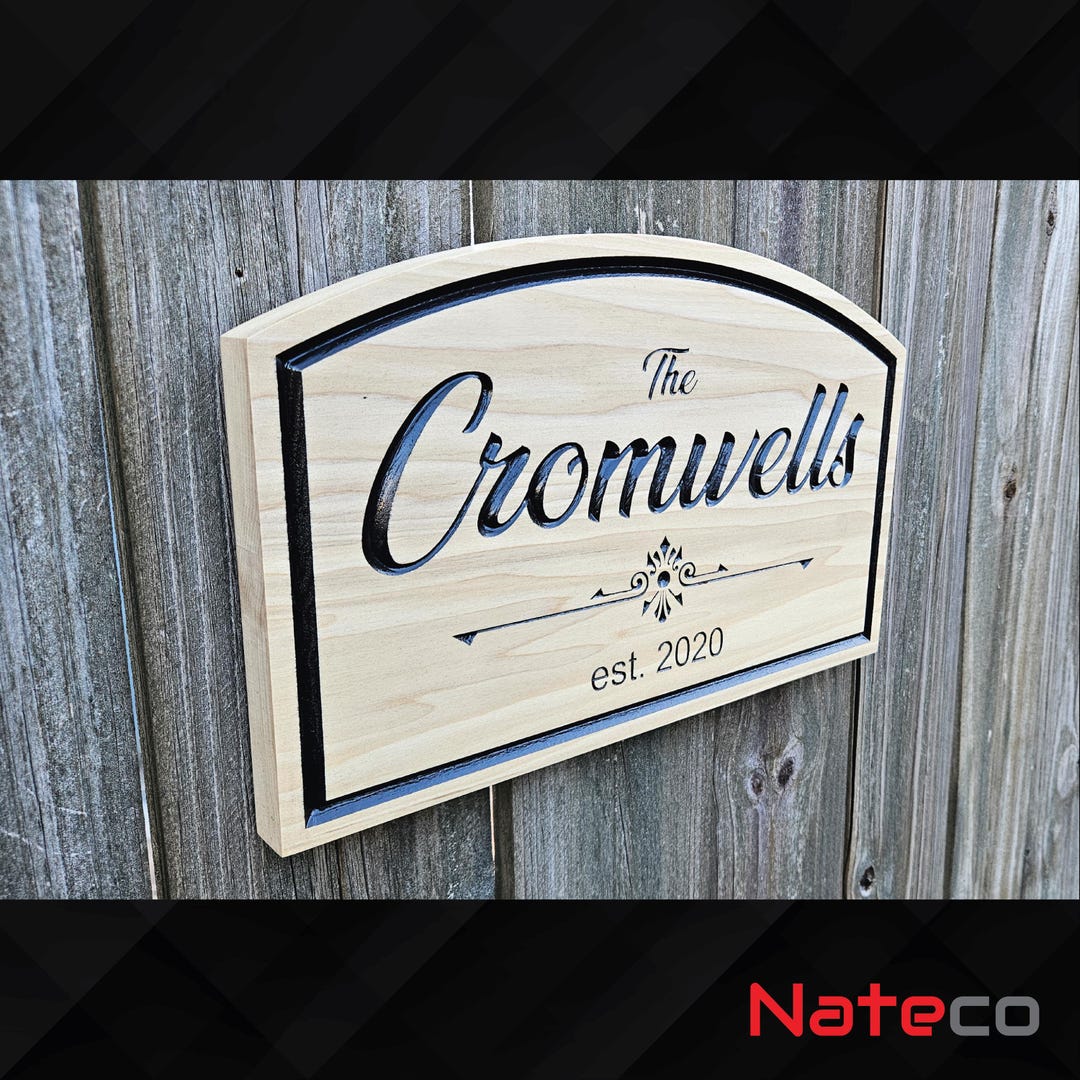 Custom Rustic Wood Sign With Family Last Name - Etsy