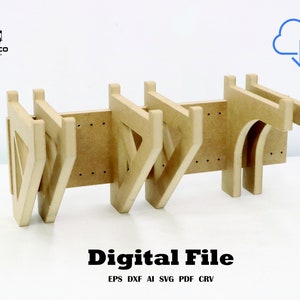 Modular Clamp Rack Storage System Plans Digital File