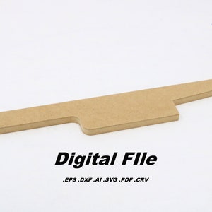 14&quot; Table Saws Push Stick Digitaal Bestand voor CNC Router