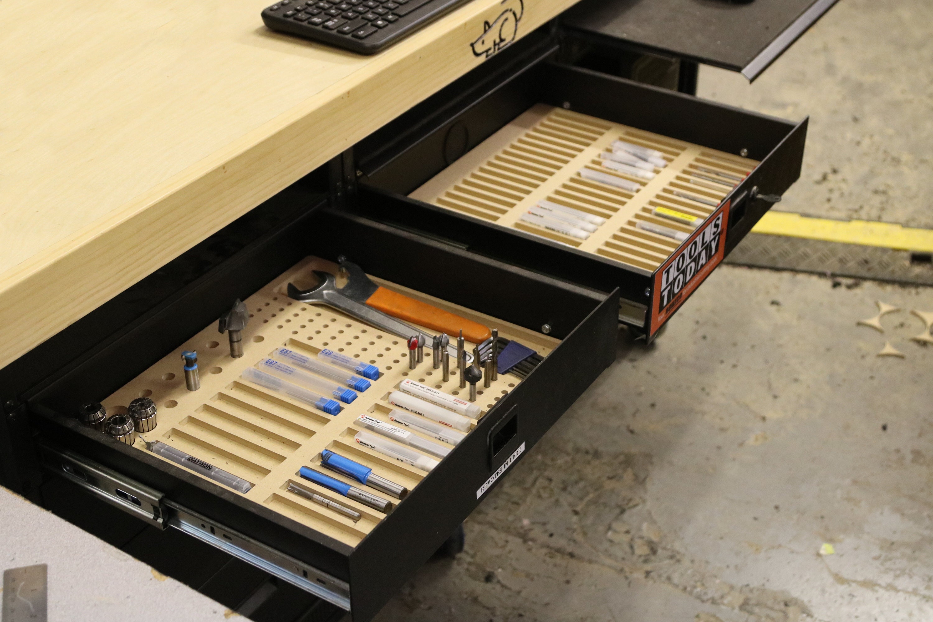 Router Bit Organizer Storage Trays for CNC Routers Digital Etsy Canada