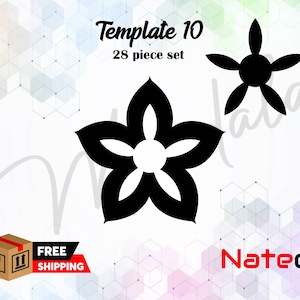 28 Piece Set of Mandala Stencils - Geometric Shapes - Stencils for Dot Art Painting - Tracing Stencils - Art Supplies - Mandala Template #10