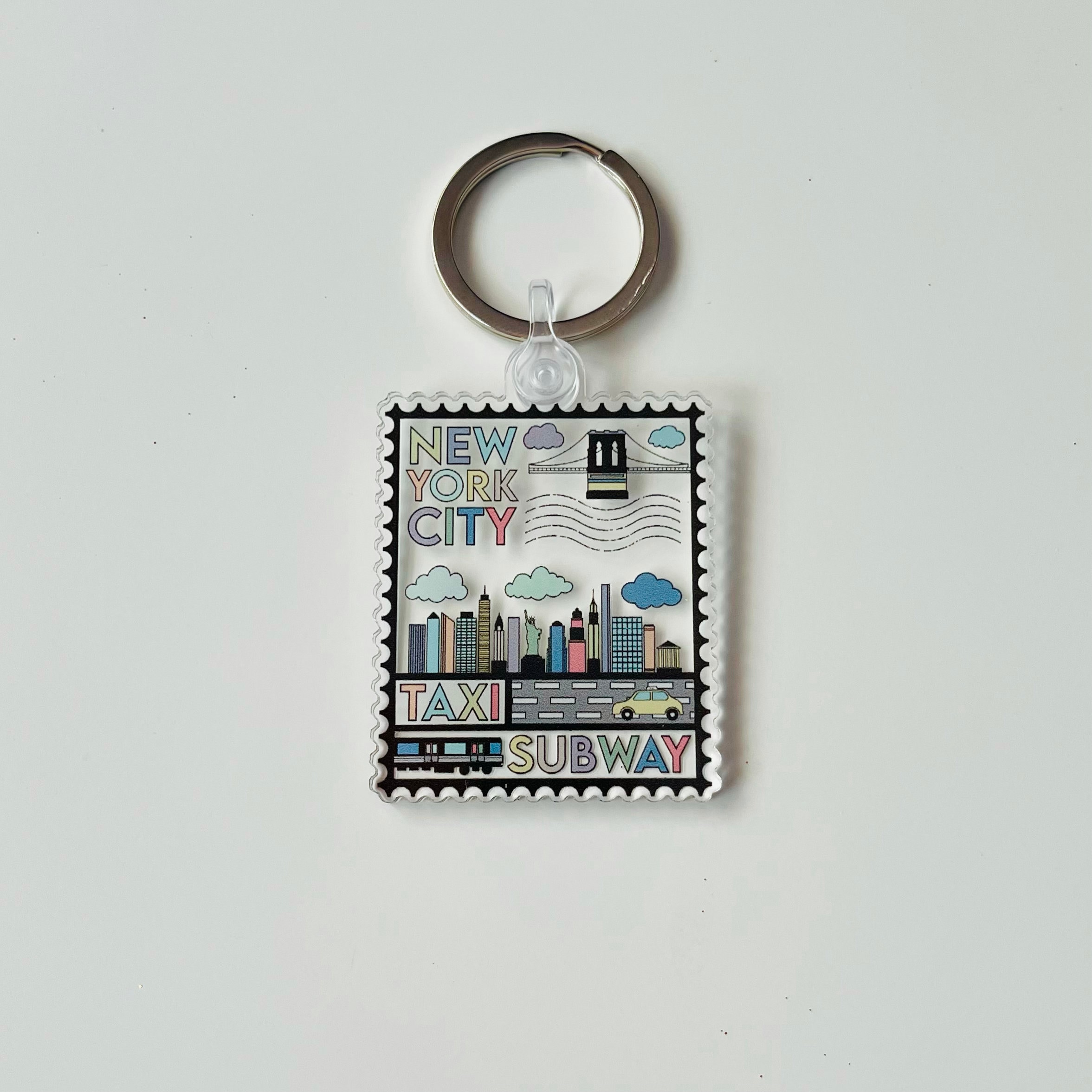 New York City Keychain NYC New York City Gift New York Etsy