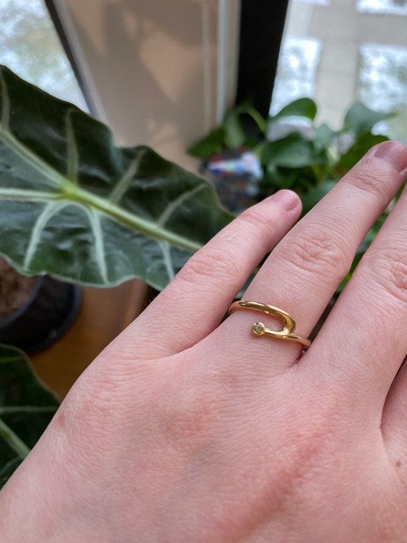 1983 Vintage Avon Stackable Ring in Original Pack… - image 2