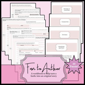 Fan to Author - A workbook to help turn fanfiction into original fiction