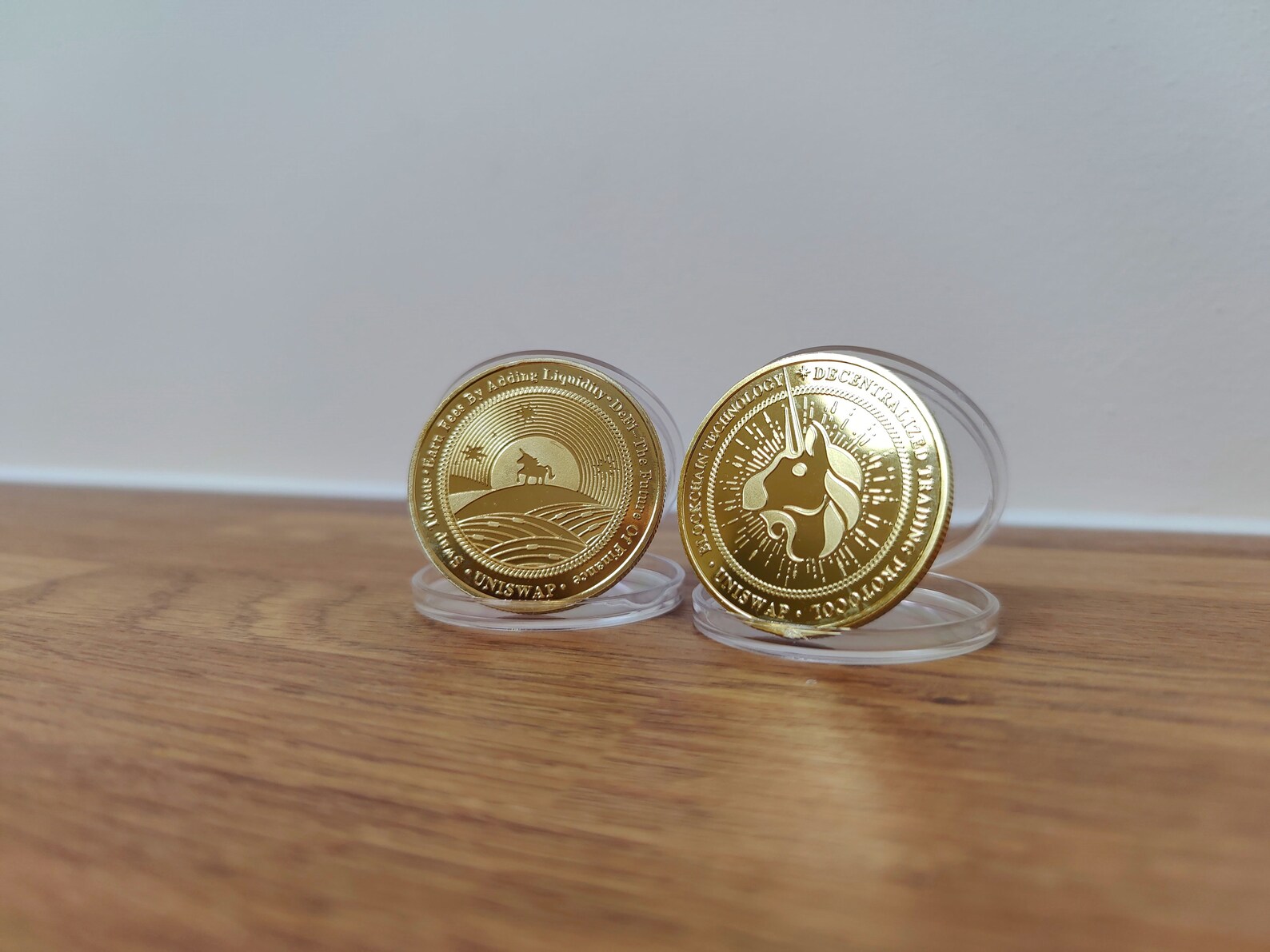 UNI Uniswap Physical Crypto Coin | Etsy