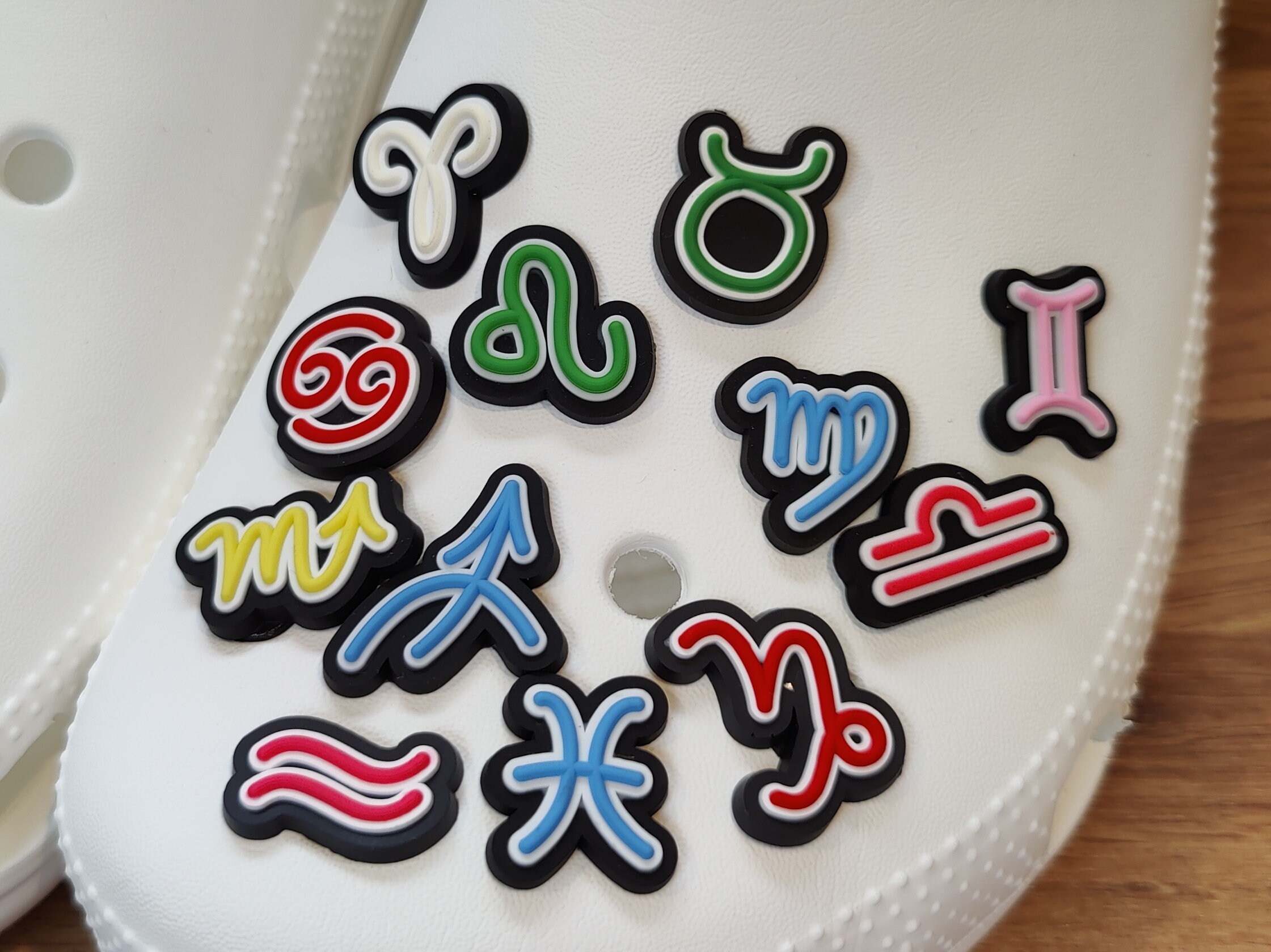 Astrology Zodiac Sign Shoe Charms