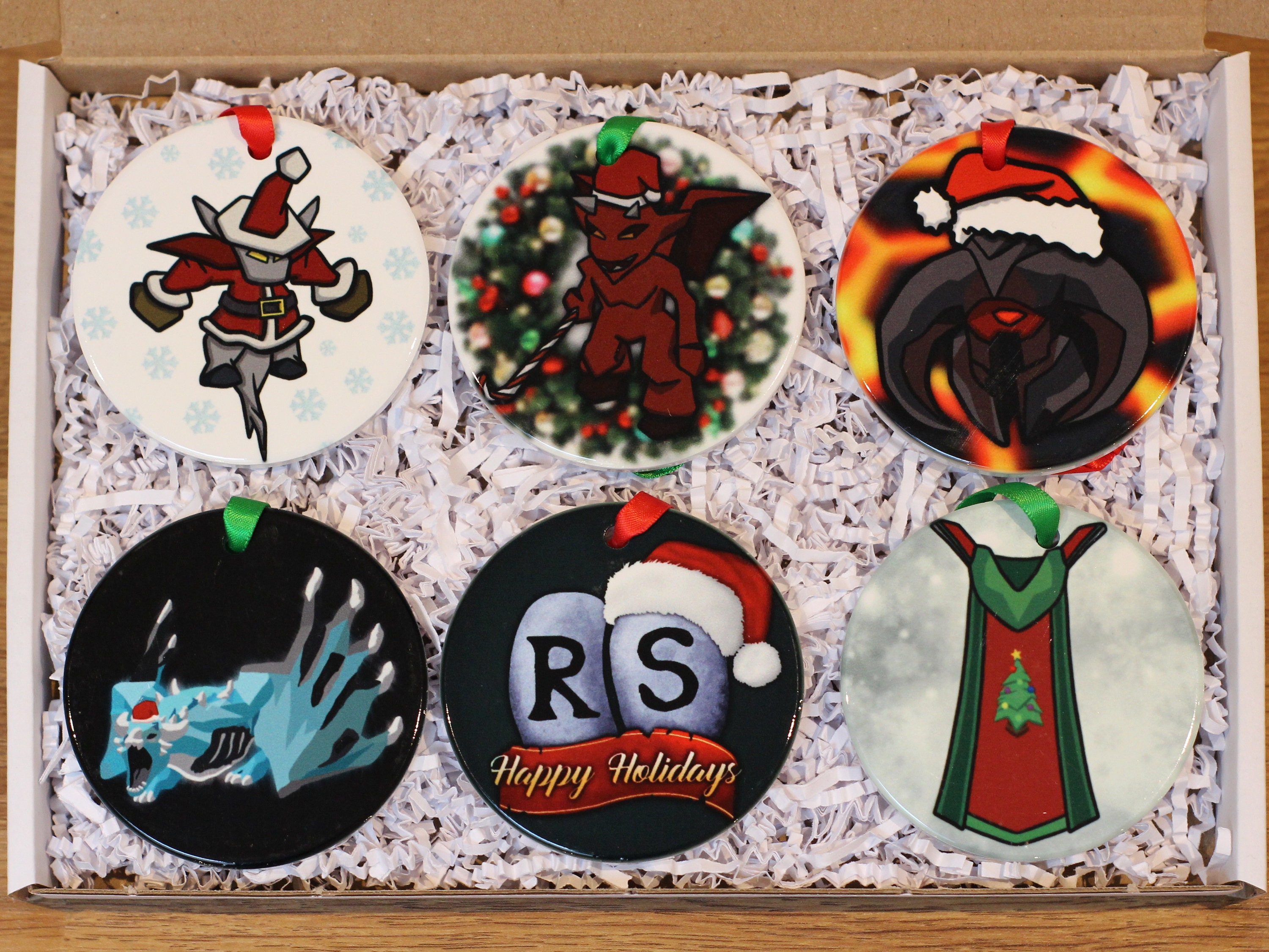 Runescape 2022 Christmas Items Runescape Christmas Ceramic Ornaments 6 Pack | Etsy Australia