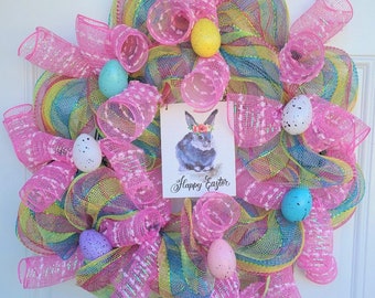 Happy Easter Wreath