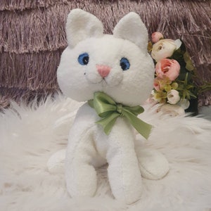 Cat stuffed toy to cuddle and fall asleep, cuddly cat, cuddly toy cat / stuffed toy cat / baby cat / cuddly cat