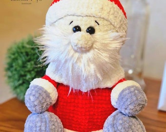 Crochet Santa Claus, handmade Santa Claus, Santa Claus plush decoration