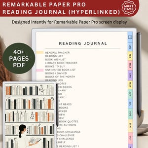 Diario di lettura per professionisti della carta eccezionale, registro di lettura con collegamento ipertestuale per eccezionale, tracker di libri per eccezionale, recensione di libri per eccezionale