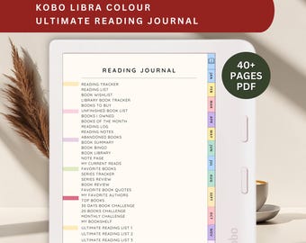 Kobo Libra Reading Journal: Hyperlinked Book Tracker (PDF)