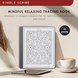 Positive Quotes Tracing Book for Kindle Scribe & Paperwhite (PDF)